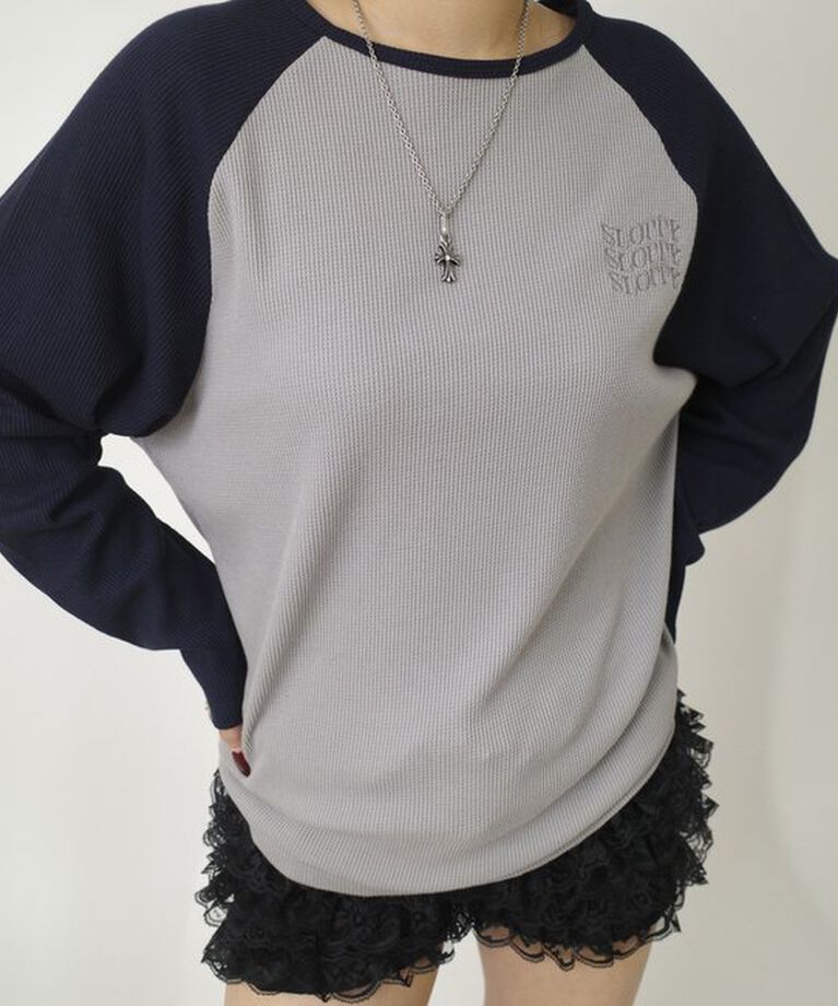  「【WEB限定】【SLOPPY/スロッピー】ワッフルトップス」|Tシャツ・カットソー|