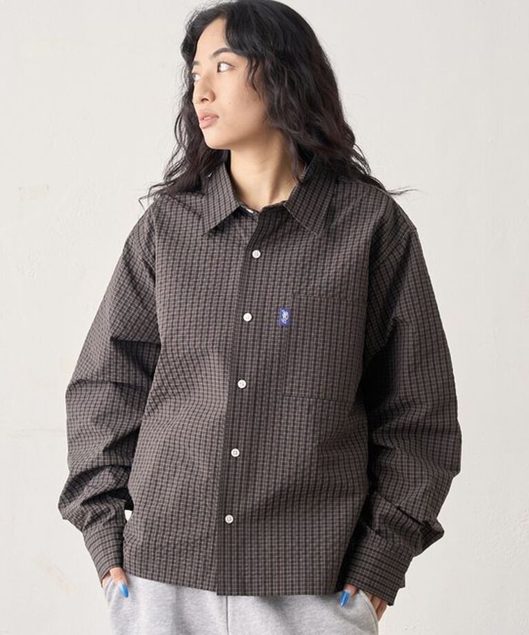  「【2サイズ/セットアップ対応】COOPER FACTチェックシャツ/UNISEX」|シャツ・ブラウス|