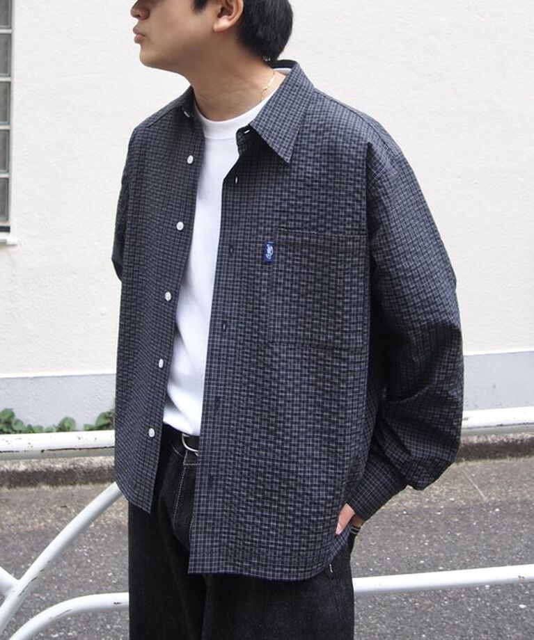  「【2サイズ/セットアップ対応】COOPER FACTチェックシャツ/UNISEX」|シャツ・ブラウス|