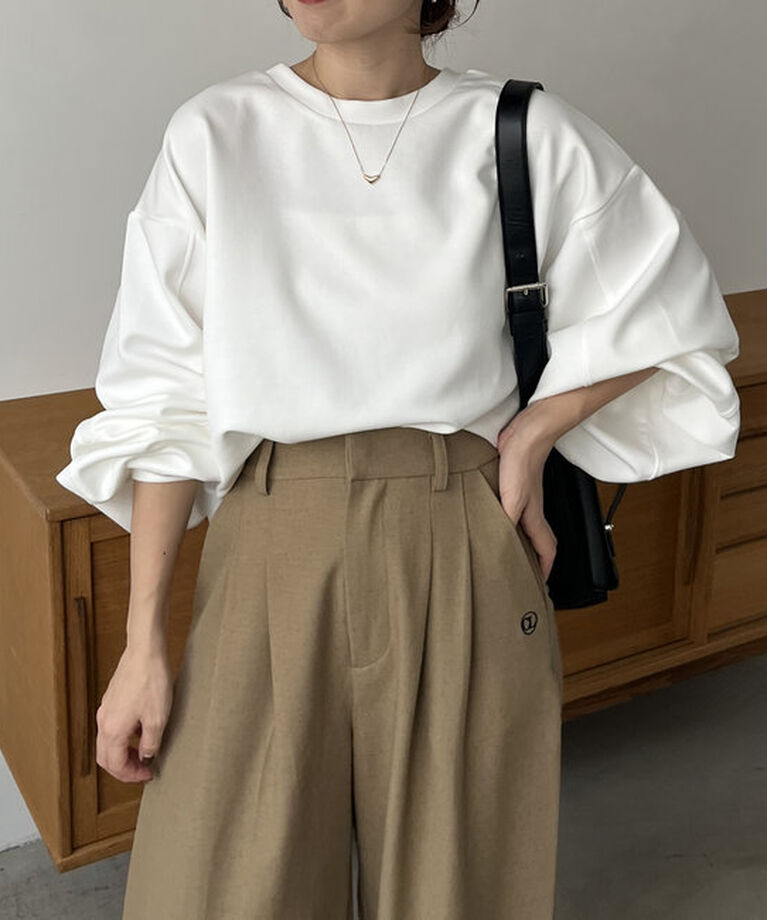  「ボンディングカシュクールプルオーバー」|Tシャツ・カットソー|