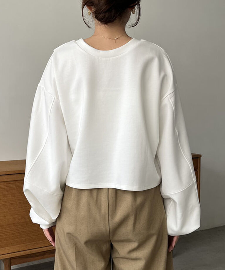  「ボンディングカシュクールプルオーバー」|Tシャツ・カットソー|