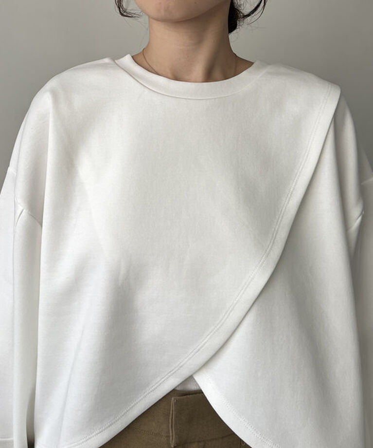  「ボンディングカシュクールプルオーバー」|Tシャツ・カットソー|