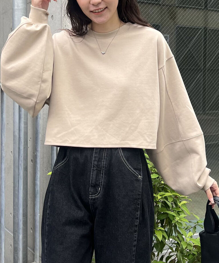  「ボンディングカシュクールプルオーバー」|Tシャツ・カットソー|