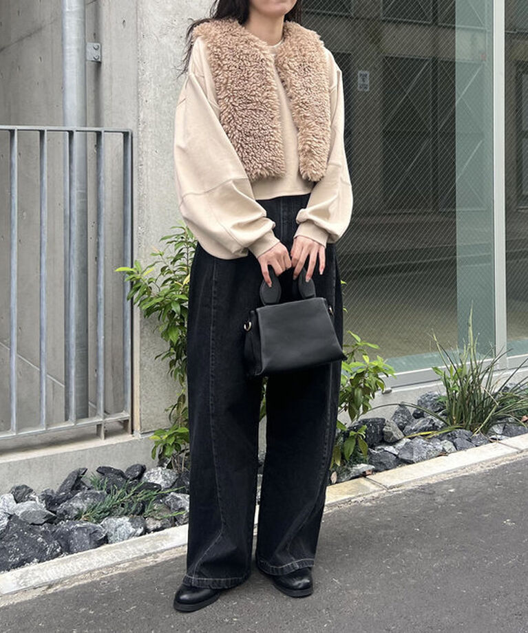  「ボンディングカシュクールプルオーバー」|Tシャツ・カットソー|