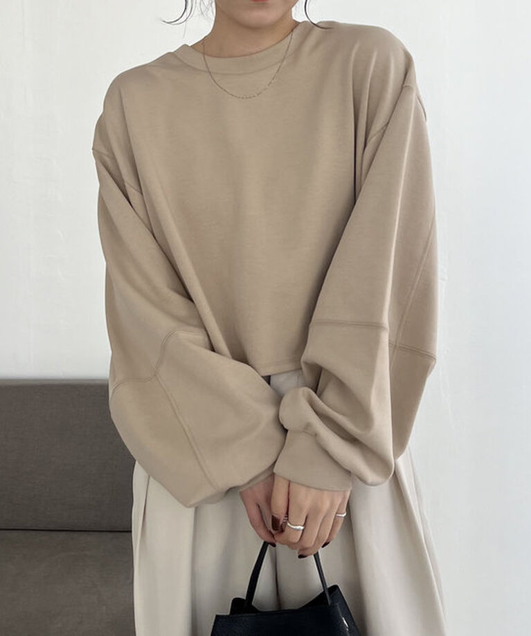  「ボンディングカシュクールプルオーバー」|Tシャツ・カットソー|