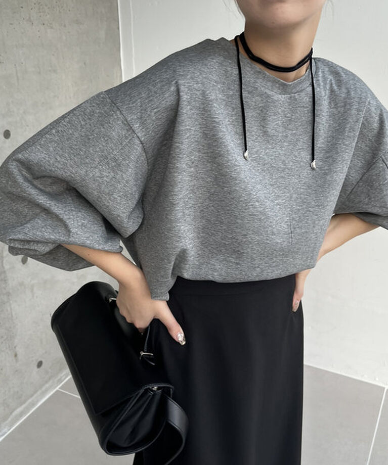  「ボンディングカシュクールプルオーバー」|Tシャツ・カットソー|
