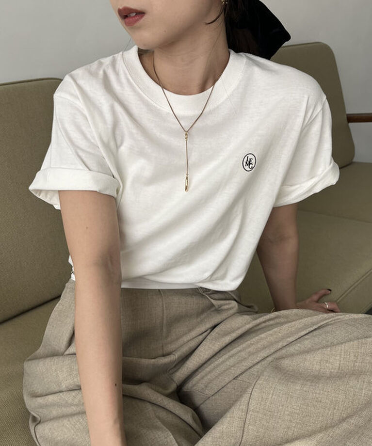  「【サイズ展開あり】1ポイントTシャツ」|Tシャツ・カットソー|ホワイト