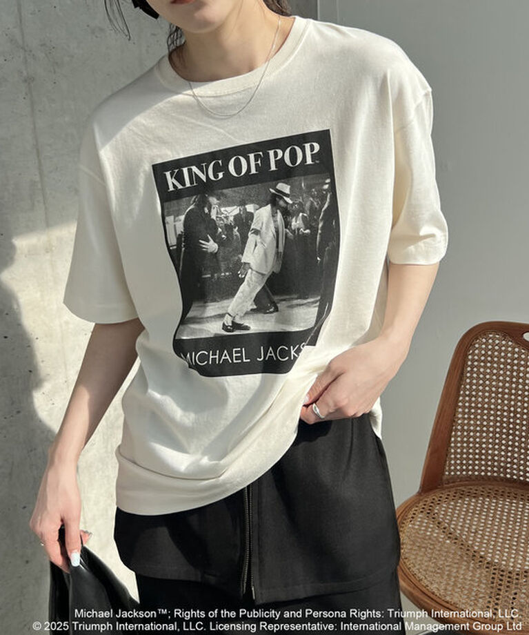 「〈GOOD ROCK SPEED〉MICHAEL JACKSON Tシャツ」|Tシャツ・カットソー|オフホワイト