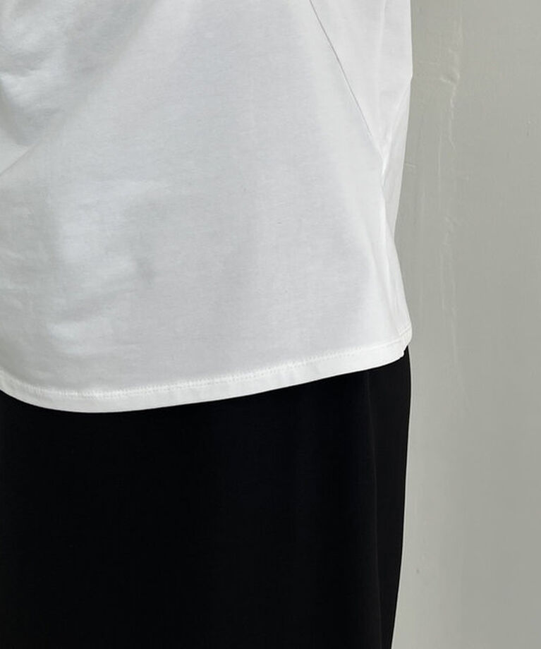  「ギャザーフレンチTシャツ」|Tシャツ・カットソー|