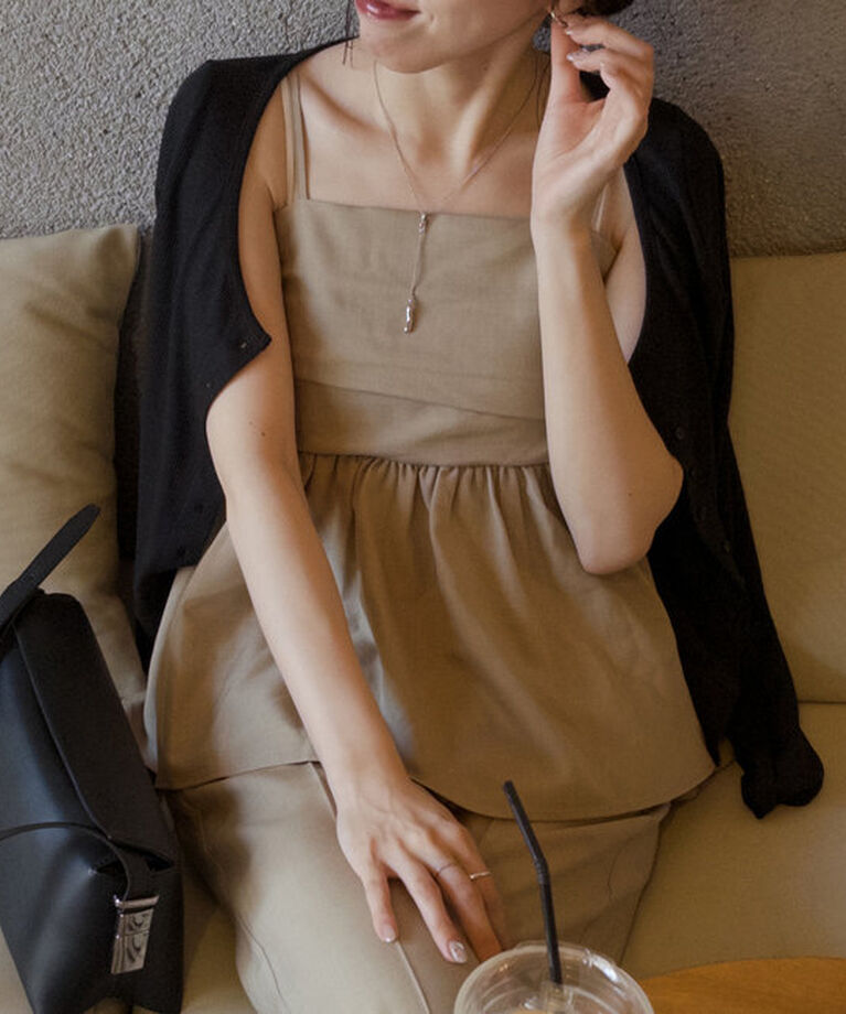  「【セットアイテム】パンツSETペプラムキャミ」|その他|