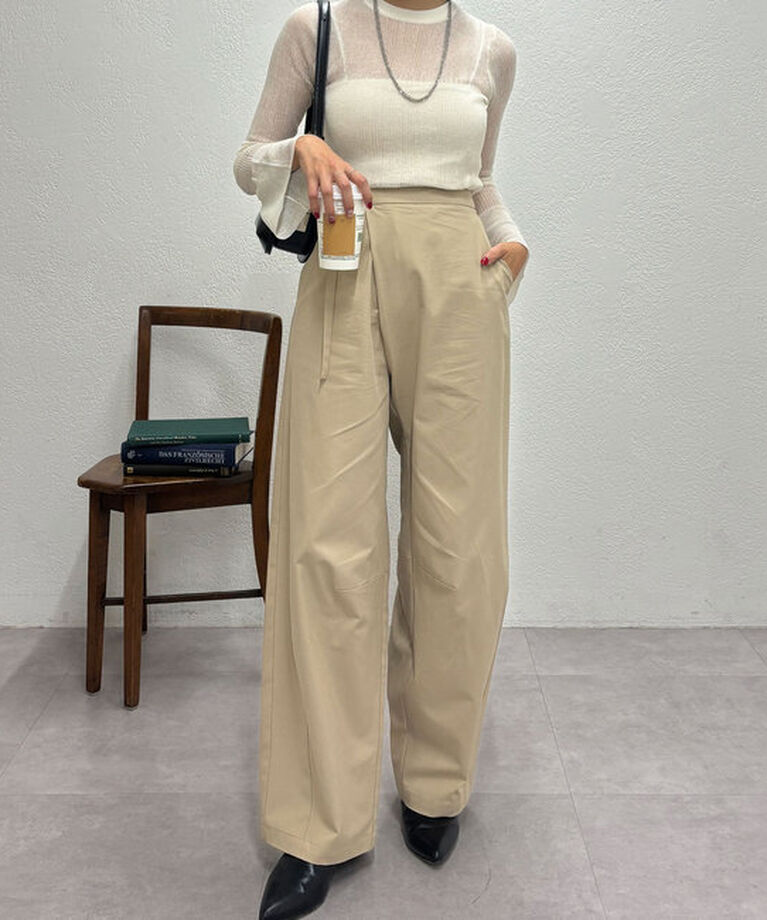  「《大人カジュアル》《サイズ展開あり》ラップチノパンツ」|チノ|