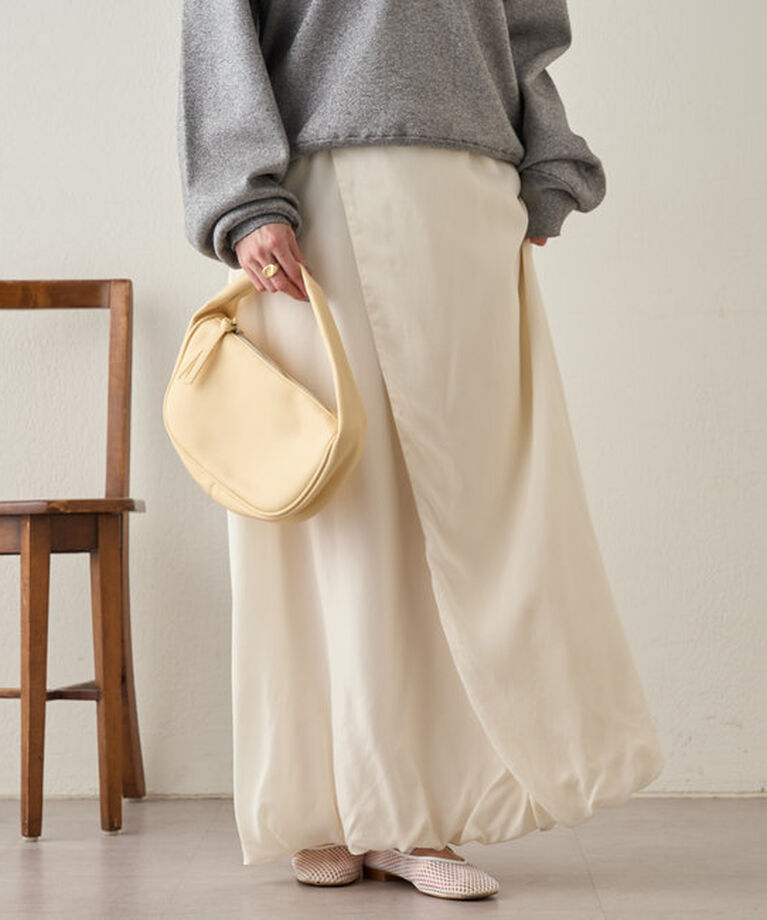  「《トレンド感》《サイズ展開あり》バルーンロングスカート」|スカート|