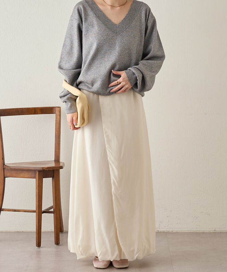  「《トレンド感》《サイズ展開あり》バルーンロングスカート」|スカート|