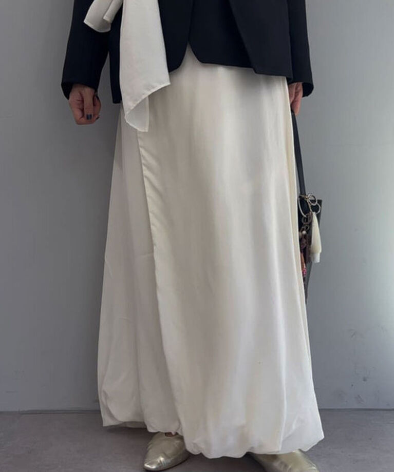  「《トレンド感》《サイズ展開あり》バルーンロングスカート」|スカート|