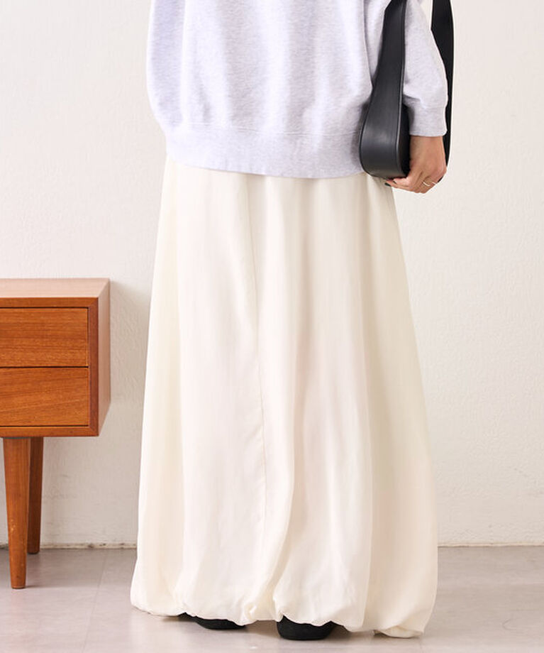  「《トレンド感》《サイズ展開あり》バルーンロングスカート」|スカート|