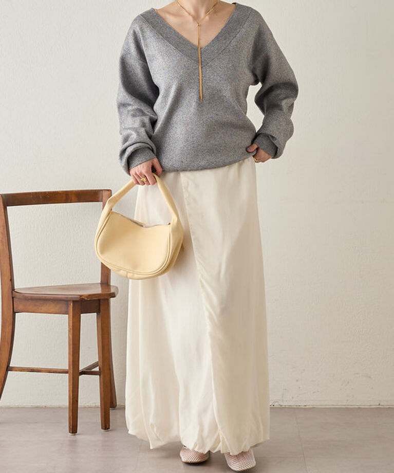  「《トレンド感》《サイズ展開あり》バルーンロングスカート」|スカート|
