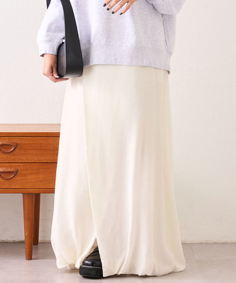  「《トレンド感》《サイズ展開あり》バルーンロングスカート」|スカート|
