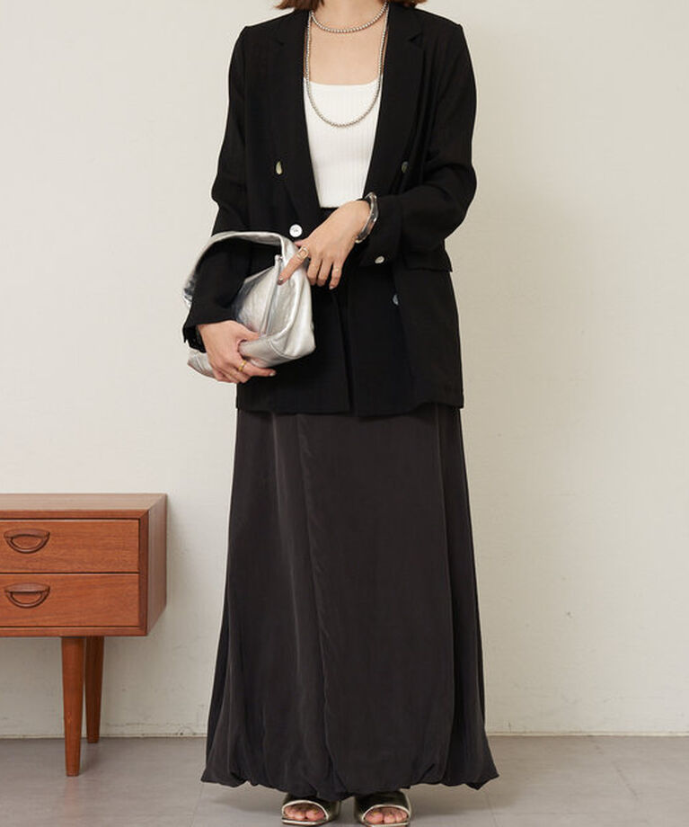  「《トレンド感》《サイズ展開あり》バルーンロングスカート」|スカート|