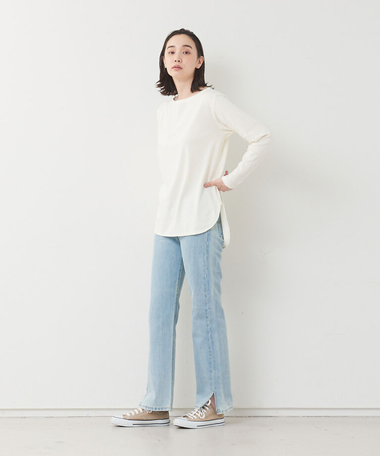 collex「【新色登場】ウール混 リラックスロングスリーブプルオーバー」|Tシャツ・カットソー|