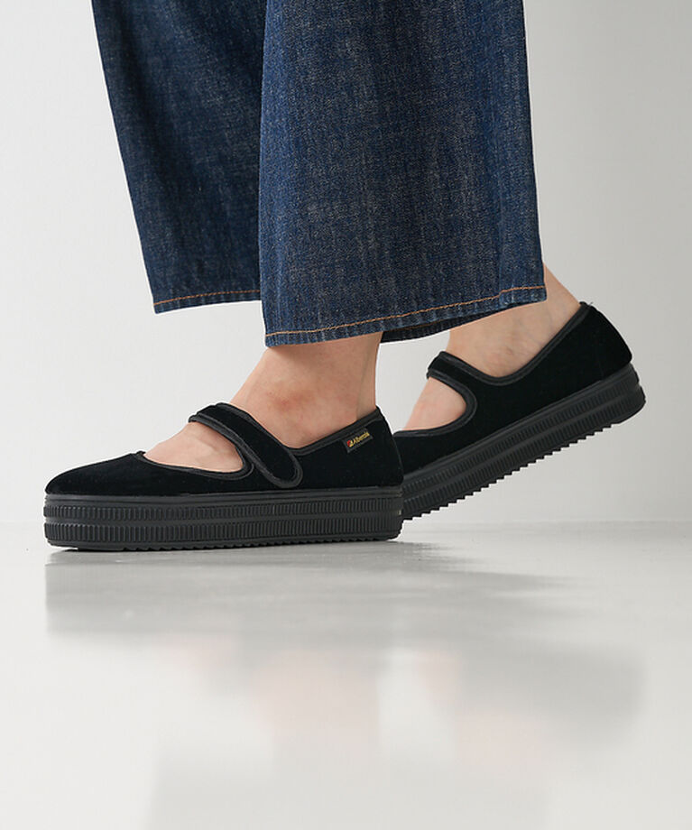 collex「【WEB限定】【ALBEROLA】一部別注 ベルベットメリージェーン 厚底シュー」|その他|