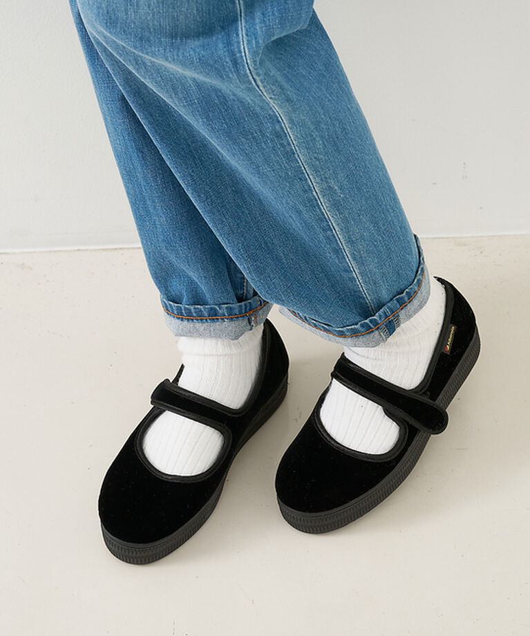 collex「【WEB限定】【ALBEROLA】一部別注 ベルベットメリージェーン 厚底シュー」|その他|
