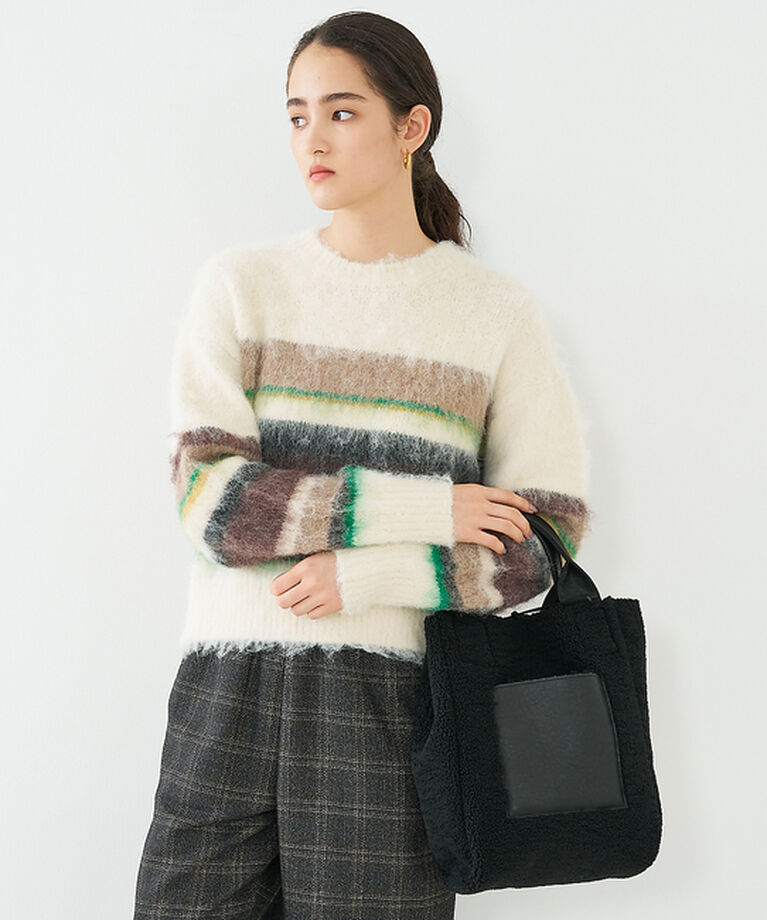collex「リバーシブルボアトート2WAYバッグ」|トートバッグ|