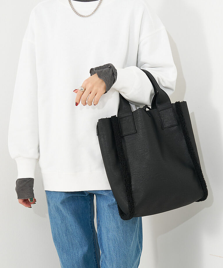 collex「リバーシブルボアトート2WAYバッグ」|トートバッグ|