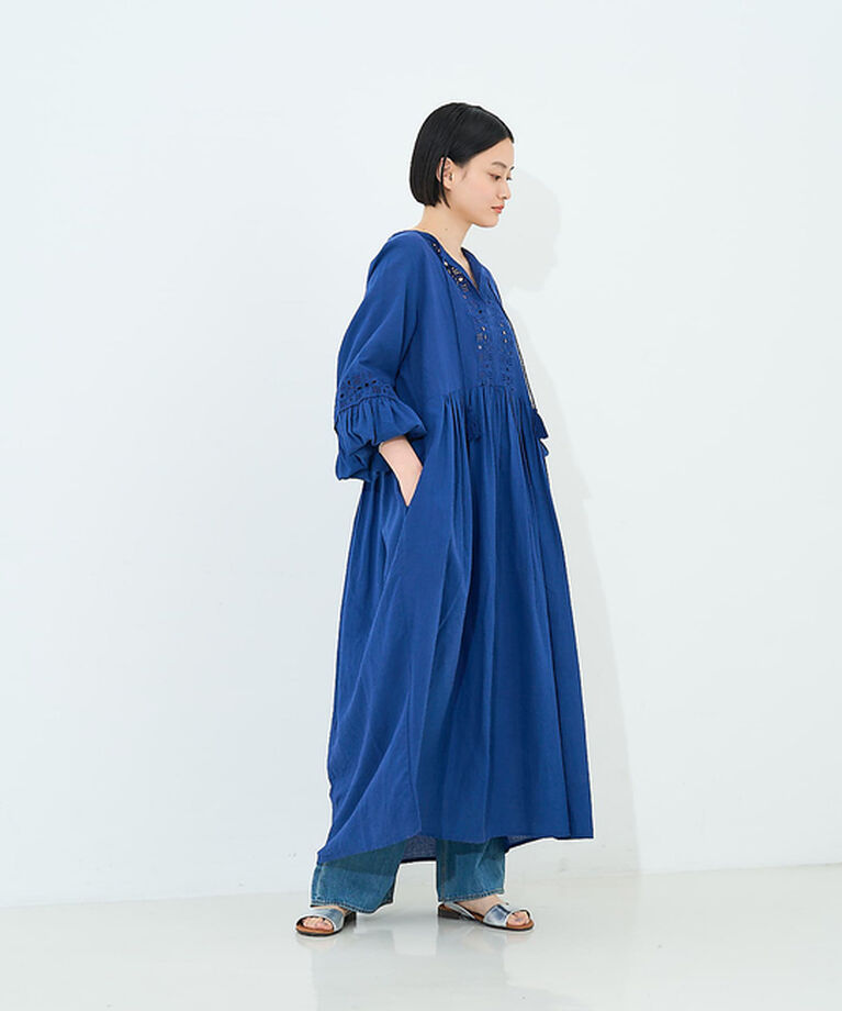 collex「レース切替パフスリーブワンピース」|ワンピース|