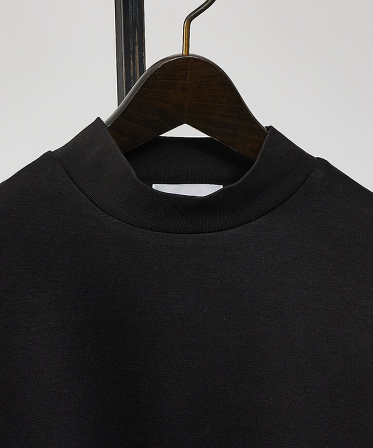 ABAHOUSE「【シルキータッチ】ライトダンボールモックネック ロンT」|Tシャツ・カットソー|