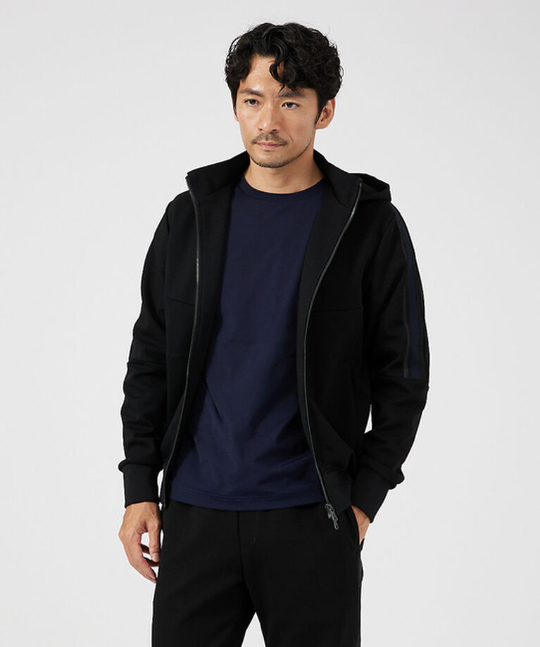 ABAHOUSE「【セットアップ対応】ラインハイショク コンビ ZIPパーカー」|パーカー|