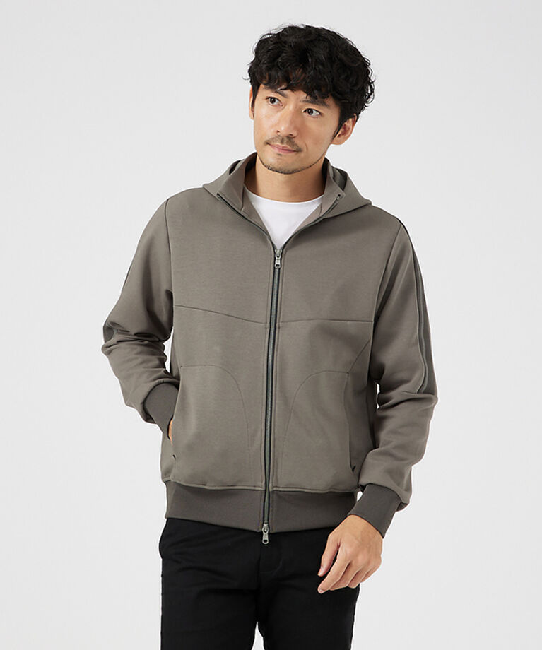 ABAHOUSE「【セットアップ対応】ラインハイショク コンビ ZIPパーカー」|パーカー|
