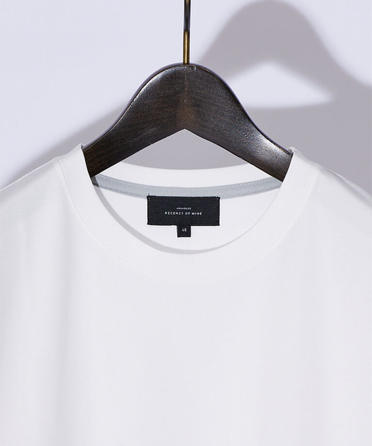 ABAHOUSE「【定番】ドレスポンチ クルーネック 半袖Tシャツ / ストレッチ 冷涼感」|Tシャツ・カットソー|