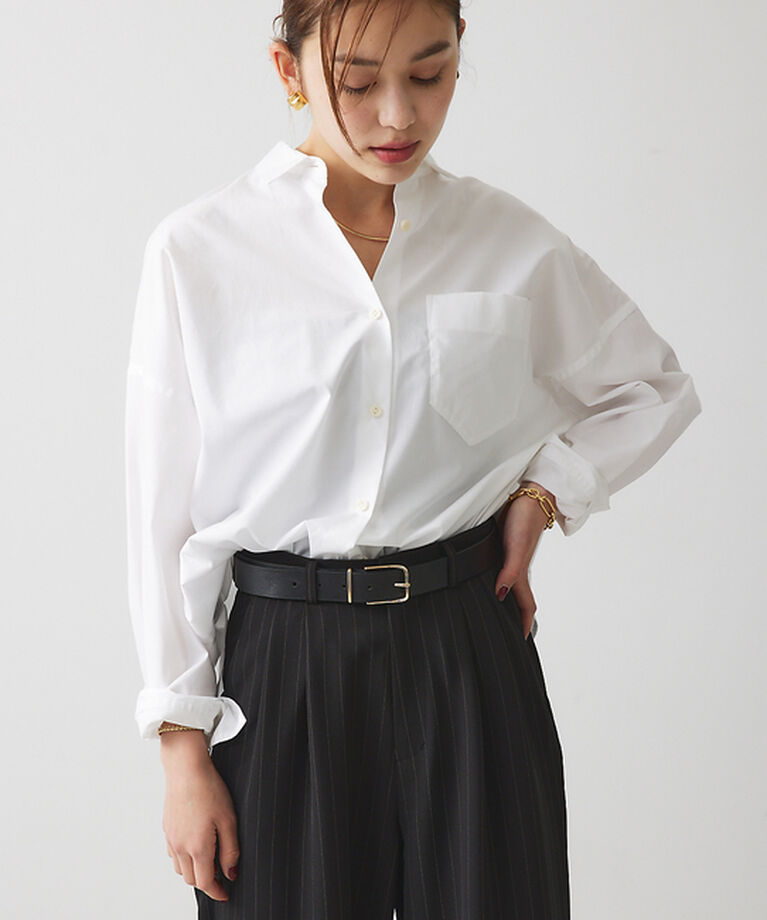 Rouge vif「New   オーバーサイズシャツ」|シャツ・ブラウス|