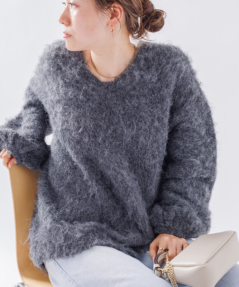 Rouge vif「シャギー ニットプルオーバー◆」|ニット・セーター|