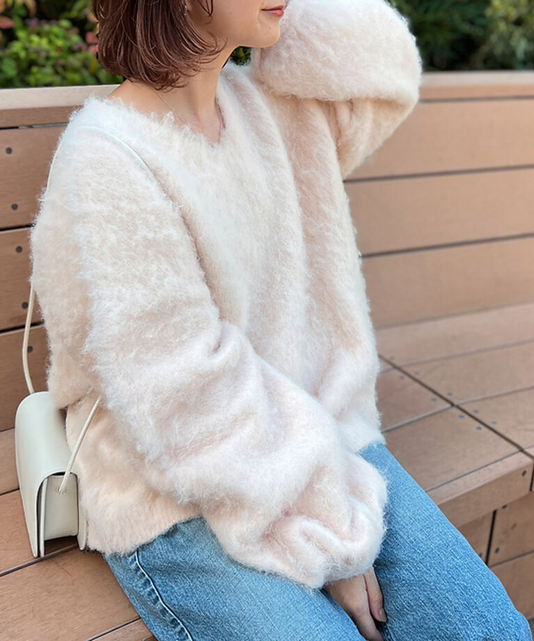 Rouge vif「シャギー ニットプルオーバー◆」|ニット・セーター|