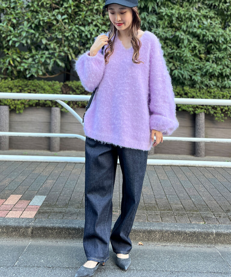 Rouge vif「シャギー ニットプルオーバー◆」|ニット・セーター|