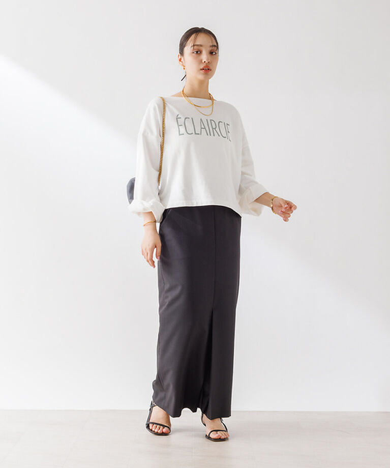 Rouge vif「ウエスト切り替えスリットスカート」|スカート|