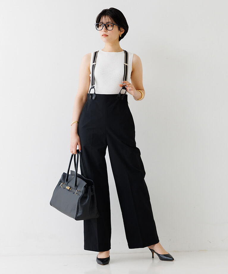 Rouge vif「サスペンダー付き2WAYワイドパンツ」|その他|