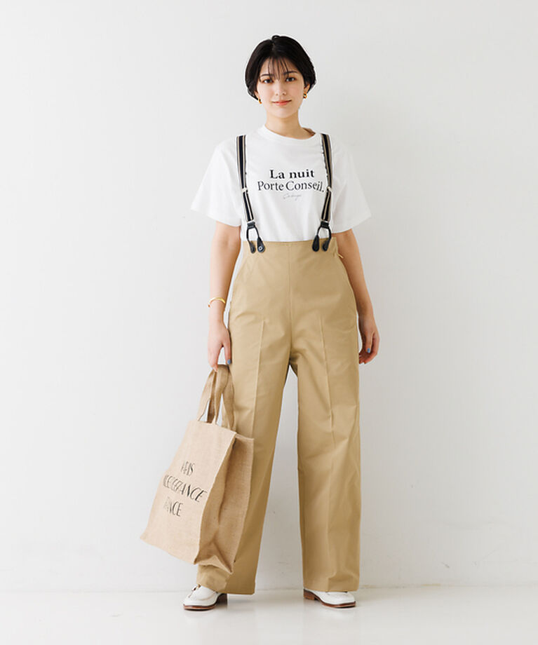 Rouge vif「サスペンダー付き2WAYワイドパンツ」|その他|