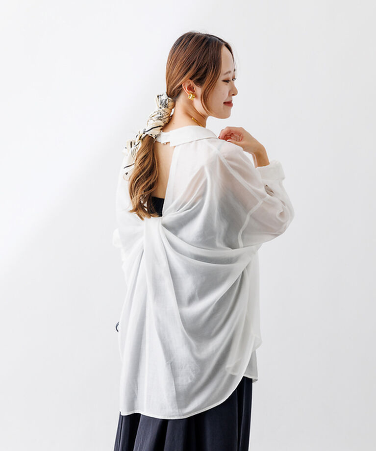 Rouge vif「【追加１】バックツイストシャツ」|シャツ・ブラウス|