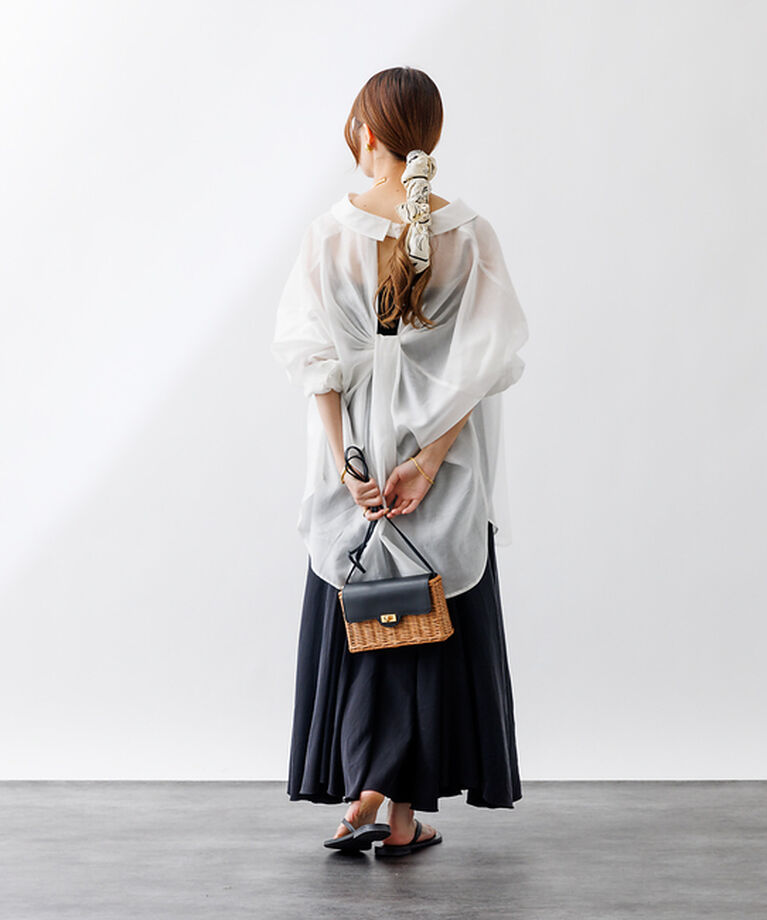 Rouge vif「【追加１】バックツイストシャツ」|シャツ・ブラウス|