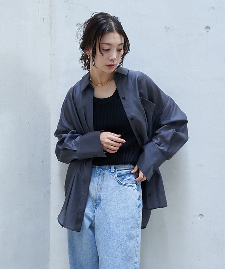 Rouge vif「【追加１】バックツイストシャツ」|シャツ・ブラウス|