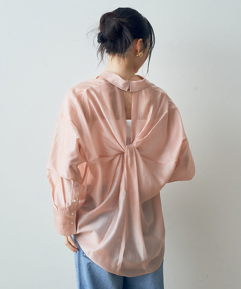 Rouge vif「【追加１】バックツイストシャツ」|シャツ・ブラウス|