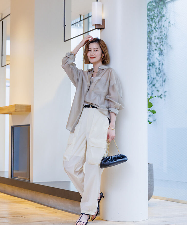 Rouge vif「【追加１】バックツイストシャツ」|シャツ・ブラウス|