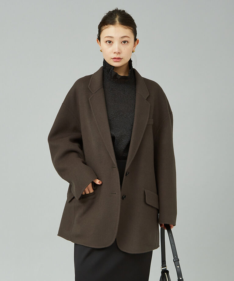 Rouge vif「ハイネックフリルシアーブラウス」|シャツ・ブラウス|