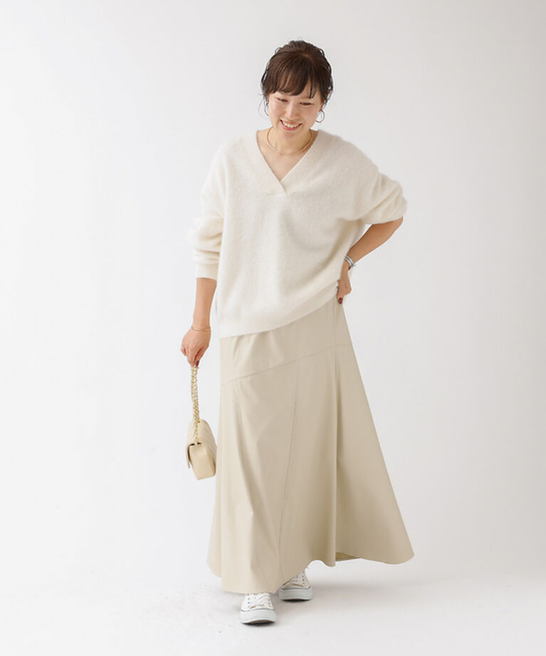 Rouge vif「【ロングセラー】エコレザースカート」|スカート|