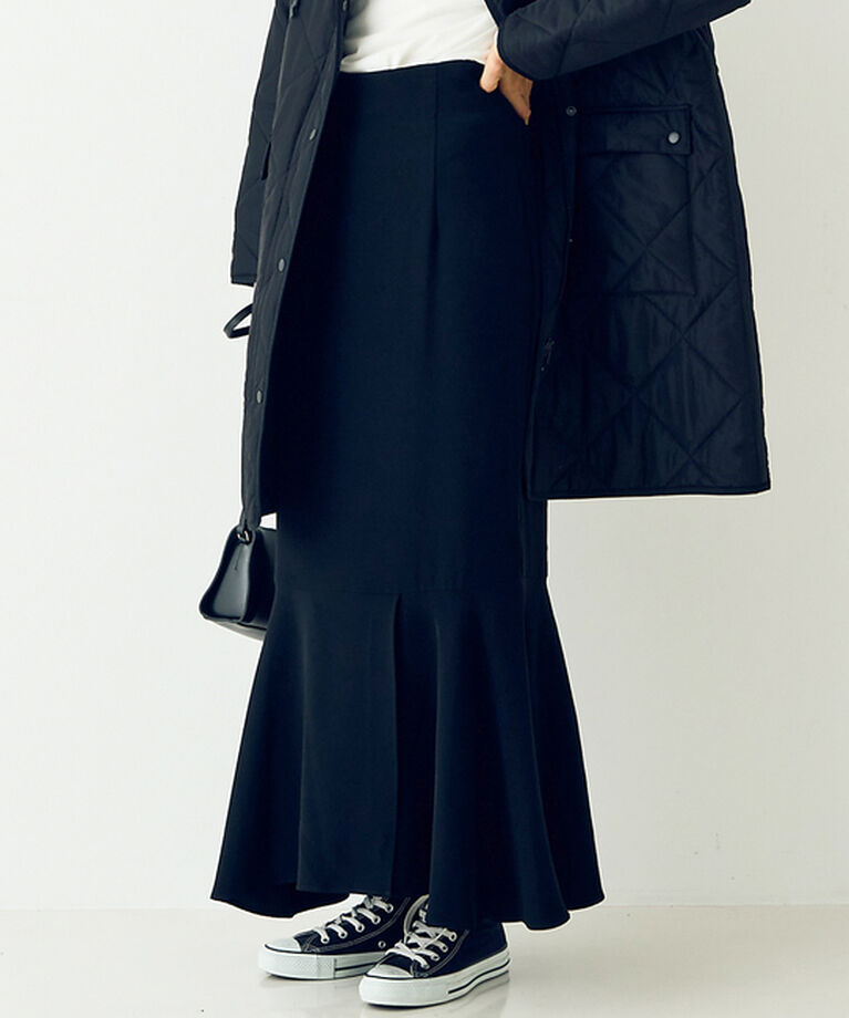 Rouge vif「【一部店舗限定】ストレッチマーメイドスリットスカート」|スカート|ブラック