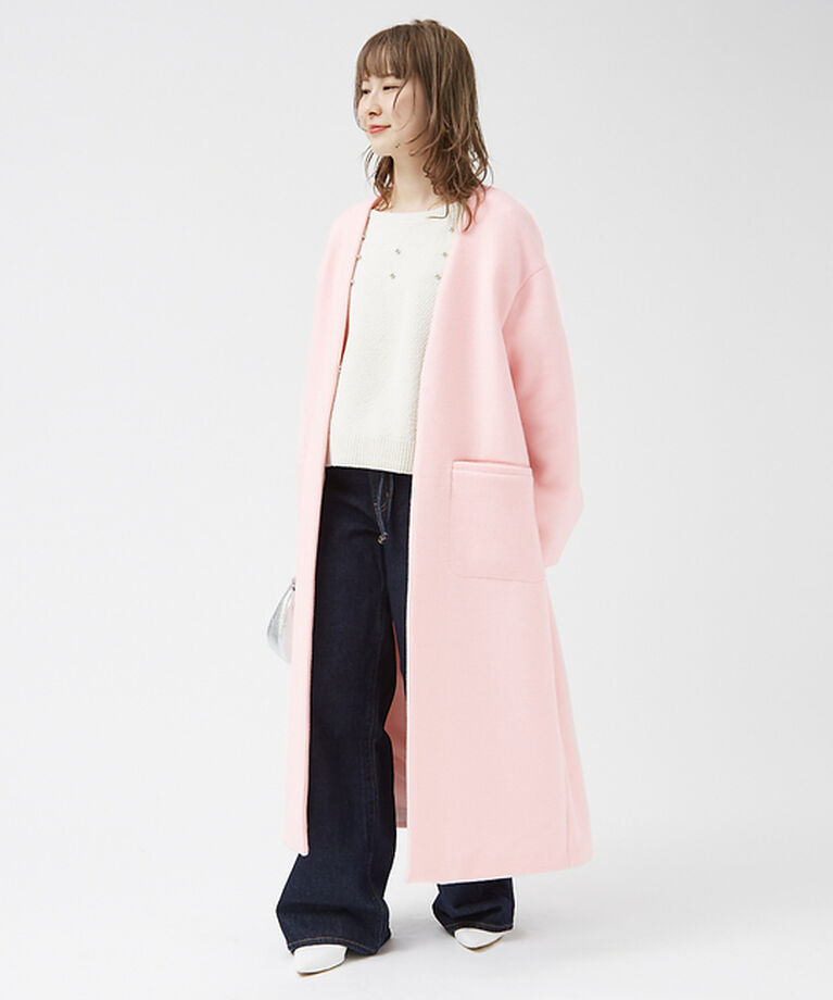 Rouge vif「【一部店舗限定】ビジューニットプルオーバー」|ニット・セーター|