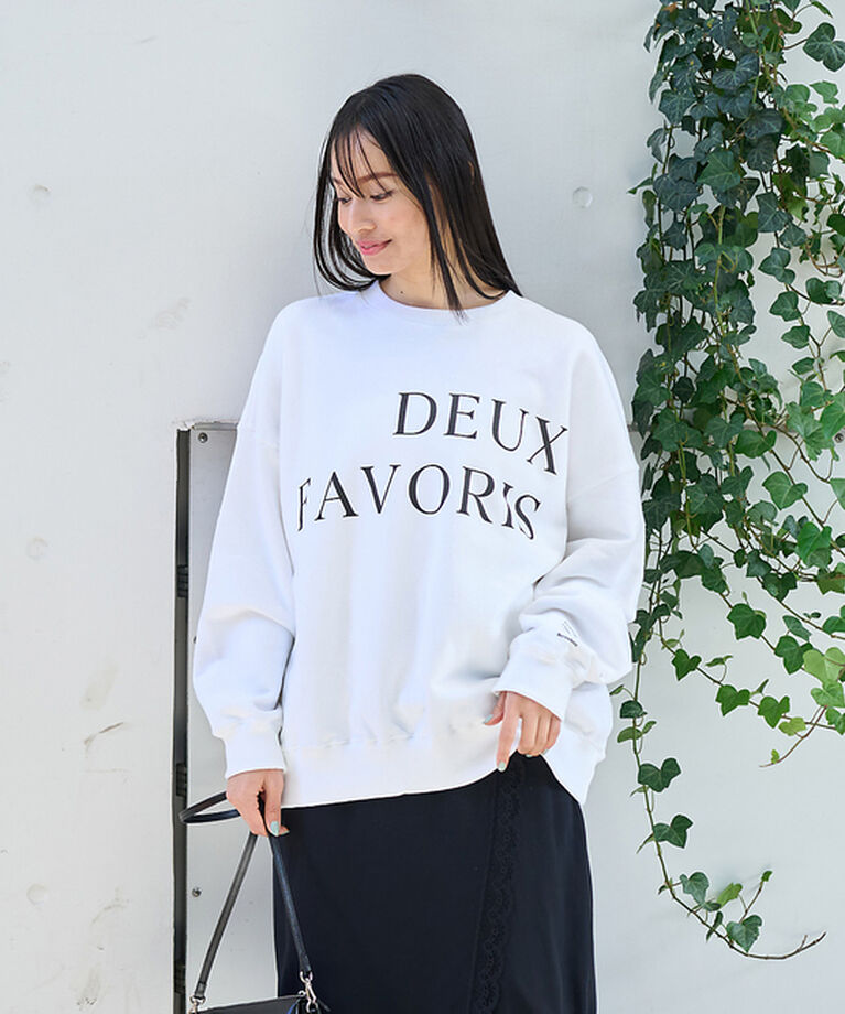 Rouge vif「オーバーサイズロゴスウェット」|スウェット・ジャージ|