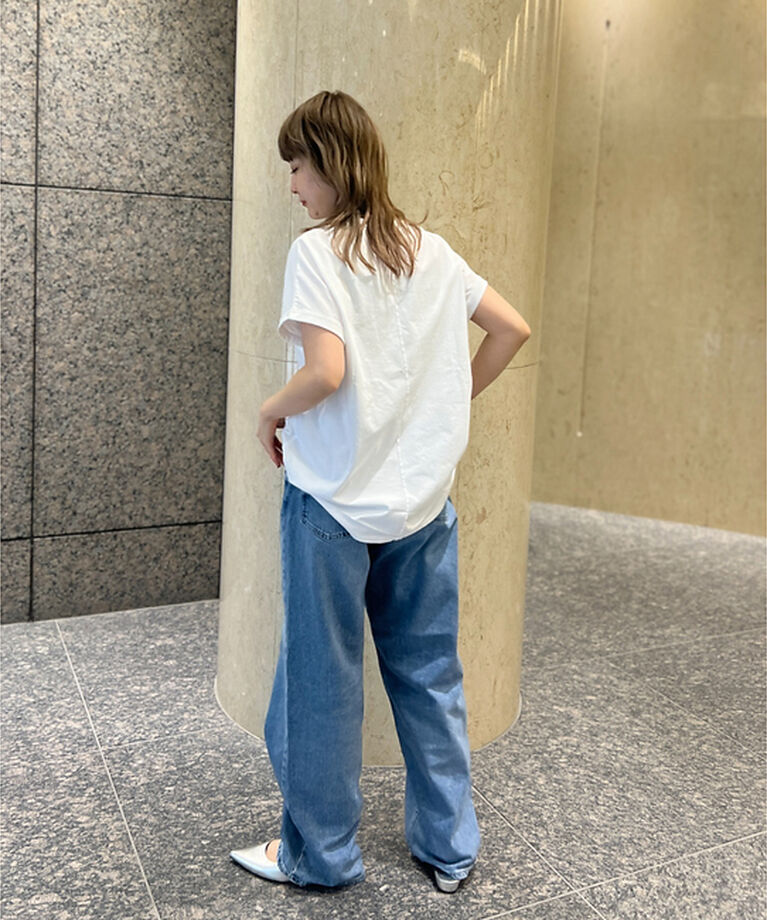 Rouge vif「【RED CARD/レッドカード】別注Dakota ルーズストレートデニム」|デニム|